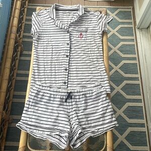 Little Blue House pj set